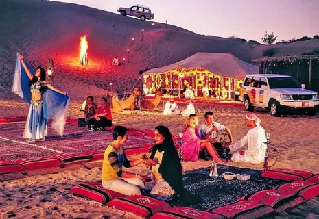 Luxury Evening Desert Safari Dubai with Soft Drinks Menu